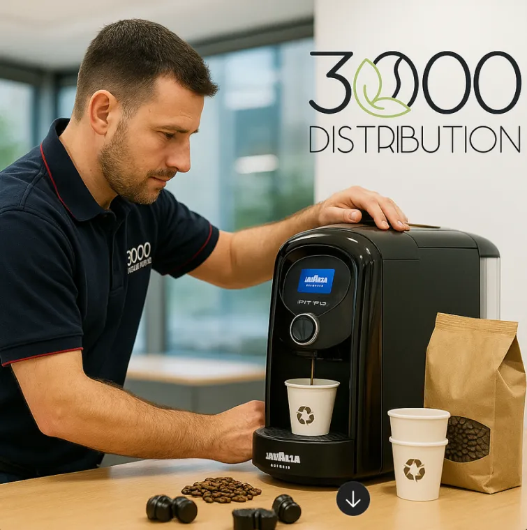 L'excellence du café au bureau : pourquoi choisir 3000 Distribution plutôt que les grandes enseignes pour votre machine et vos saveurs ☕