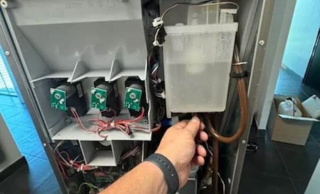 interface externe du distributeurs de boissons chaudes