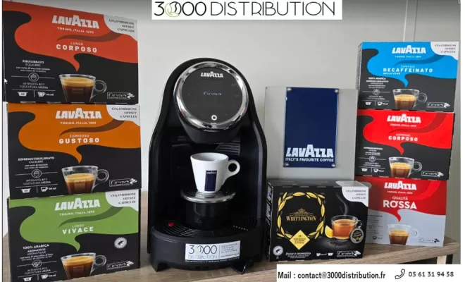 café Italien LAVAZZA chez café 3000 DISTRIBUTION