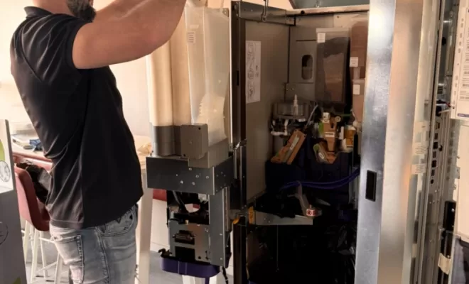 Maintenance technique de distributeur automatique de boissons chaude LAVAZZA sur Toulouse