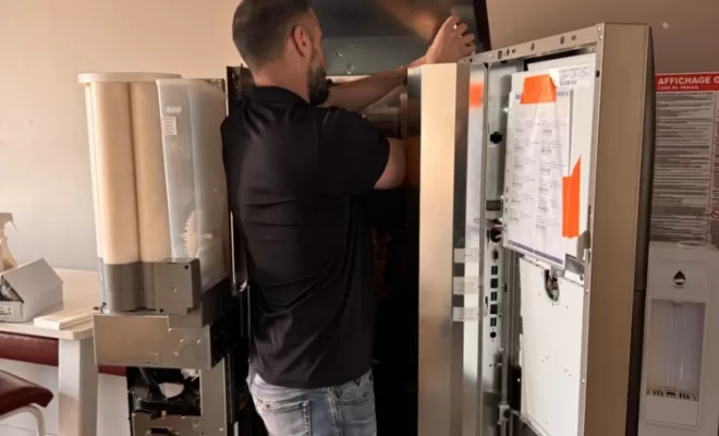 Maintenance technique de distributeur automatique de boissons chaude LAVAZZA sur Toulouse